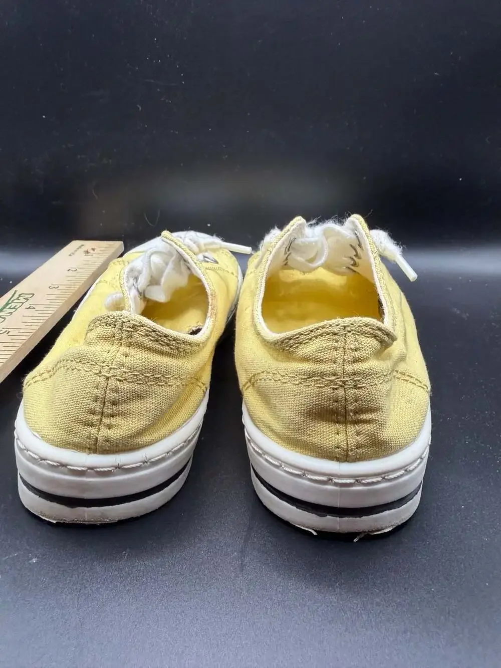 Threadabouts Scooter Yellow Canvas Memory Foam Sneakers